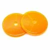 Funecobikes 2 Catadioptres Ronds Orange 80 Mm -Promos vélo Magasin 2 catadioptres ronds orange 80 mm