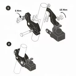 Adaptateur Tige De Selle Pour Fixation Remorque Vélo - Hebie -Promos vélo Magasin adaptateur tige de selle pour fixation remorque velo hebie 2