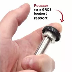 Funecobikes Axe Roue Fauteuil Roulant Inox Gros Boulon D.12,7 Mm -Promos vélo Magasin axe roue fauteuil roulant inox gros boulon d127 mm 4