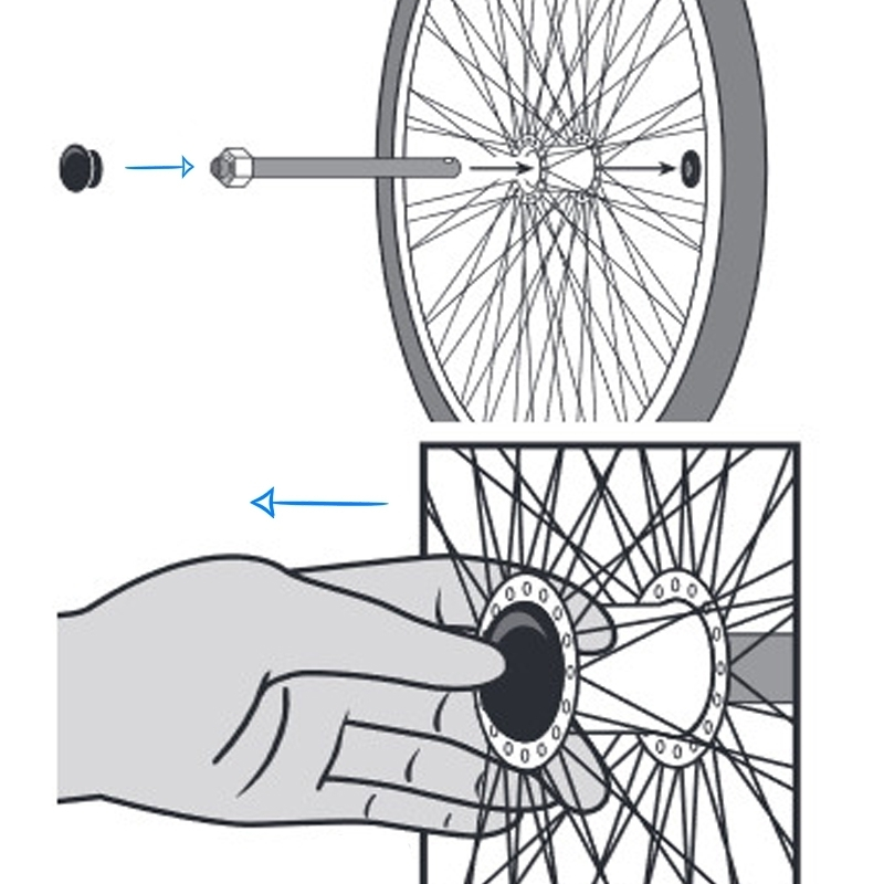 Funecobikes Axes De Roue Pour Remorque Vélo Y-Frame Carry Freedom 5 Funecobikes Axes De Roue Pour Remorque Vélo Y-Frame Carry Freedom – Image 3