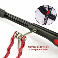Maxxus Béquille Réglable Aluminium Pour Vélo -Promos vélo Magasin bequille reglable aluminium pour velo 2