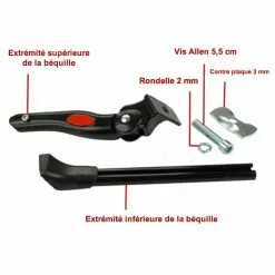 Maxxus Béquille Réglable Aluminium Pour Vélo -Promos vélo Magasin bequille reglable aluminium pour velo 4