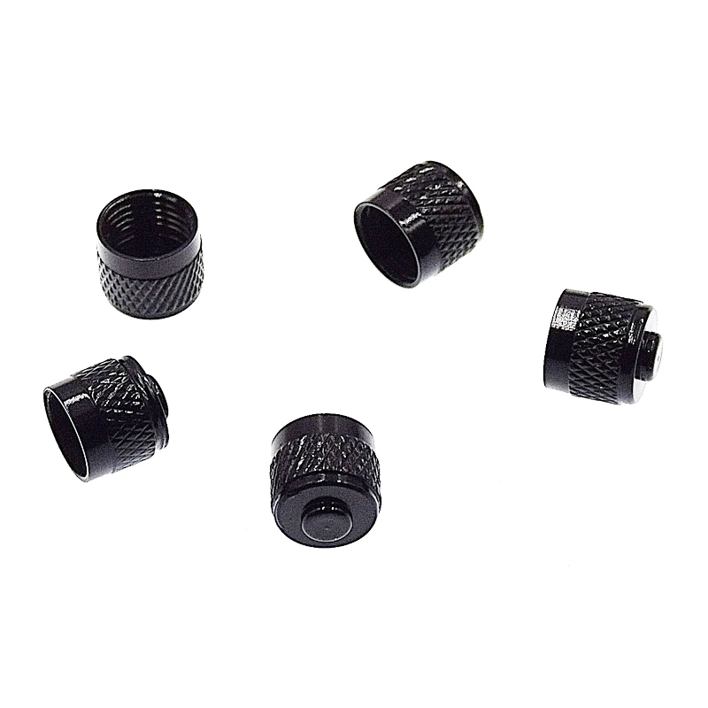 Maxxus Bouchon Aluminium Noir Pour Valve Schrader - Par 5 4 Maxxus Bouchon Aluminium Noir Pour Valve Schrader - Par 5 – Image 2