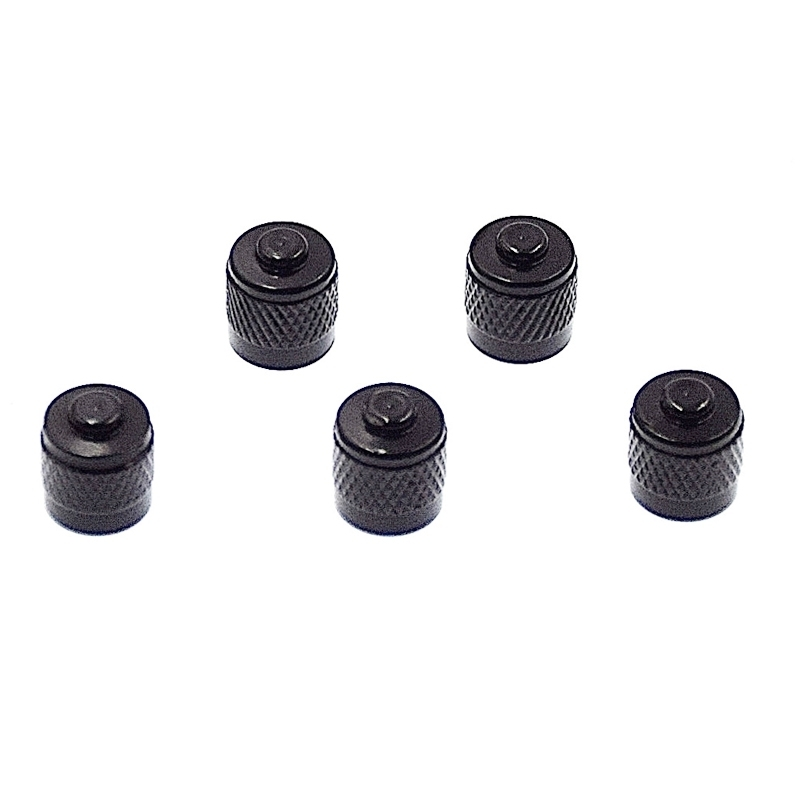 Maxxus Bouchon Aluminium Noir Pour Valve Schrader - Par 5 3 Maxxus Bouchon Aluminium Noir Pour Valve Schrader - Par 5