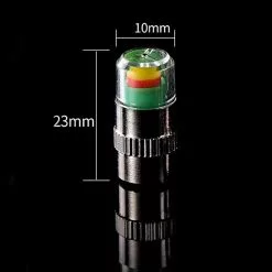 Vélo Original Bouchon Valve Pneu Voiture Argent 2.4 Bar Pression -Promos vélo Magasin bouchon valve pneu voiture argent 24 bar pression 1 4