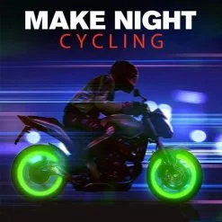 Vélo Original Bouchons De Valve Fluorescents Lumineux - Par 4 -Promos vélo Magasin bouchons de valve fluorescents lumineux par 4 5