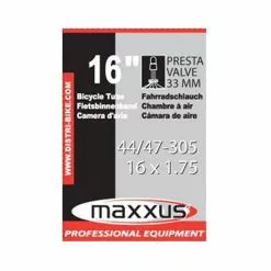 Maxxus Chambre à Air 16 X 1.75 Valve Presta -Promos vélo Magasin chambre a air 16 x 175 valve presta 2