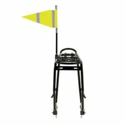 M-Wave Drapeau De Signalisation Orientable Avec Led Sur Porte Bagages -Promos vélo Magasin drapeau de signalisation orientable avec led sur porte bagages 2