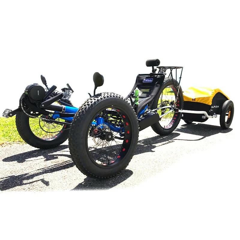 Funecobikes Fat Trike - Tricycle Couché à Gros Pneus 4 Funecobikes Fat Trike - Tricycle Couché à Gros Pneus – Image 2