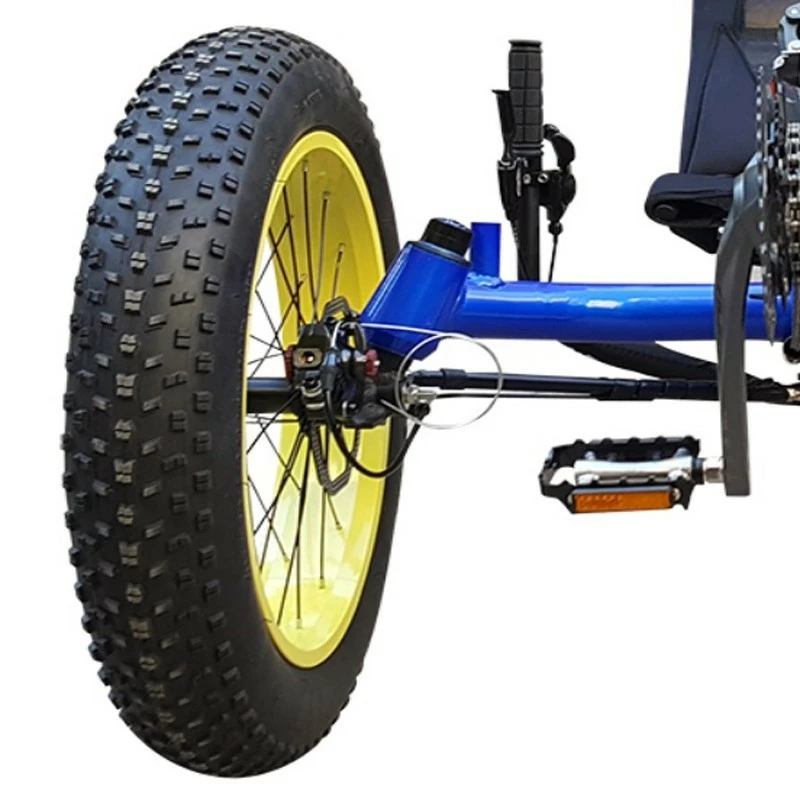 Funecobikes Fat Trike - Tricycle Couché à Gros Pneus 7 Funecobikes Fat Trike - Tricycle Couché à Gros Pneus – Image 5
