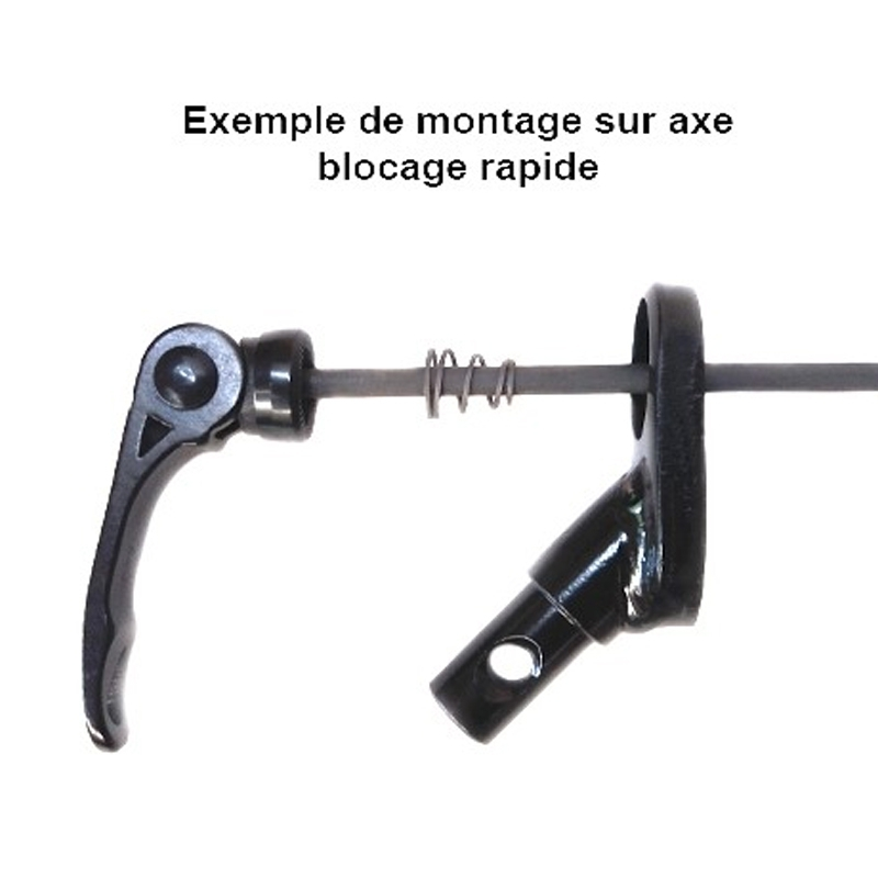M-Wave Fixation Sur Roue Arrière Du Vélo Pour Remorque Enfants 5 M-Wave Fixation Sur Roue Arrière Du Vélo Pour Remorque Enfants – Image 3