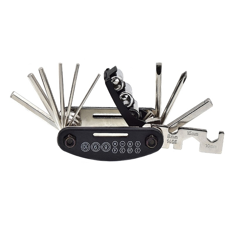 Maxxus Kit De 17 Outils Pour Vélo + Sacoche 3 Maxxus Kit De 17 Outils Pour Vélo + Sacoche