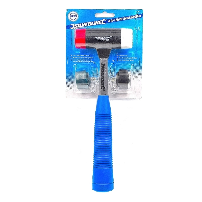 Silverline Maillet 4 Têtes Interchangeables 7 Silverline Maillet 4 Têtes Interchangeables – Image 5