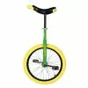 Monocycle QU-AX 20" Luxus Vert Jante Alu, Pneu Jaune -Promos vélo Magasin monocycle qu ax 20 luxus vert jante alu pneu jaune