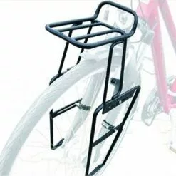 Point Porte-Bagage Avant Alu Noir - Fixation Pour Sacoches + Porte-bagage -Promos vélo Magasin porte bagage avant alu noir fixation pour sacoches porte bagage 2