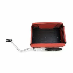 Croozer Remorque De Transport Cargo Kalle Lava Red Capacité 92 L -Promos vélo Magasin remorque croozer cargo 16 2018 campfire red timon lat attel bache 2