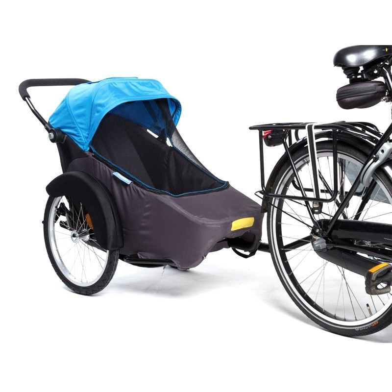 Funecobikes Remorque Enfant Twinny Hera 20" Bleu 3 Funecobikes Remorque Enfant Twinny Hera 20" Bleu