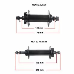 Vélo Original Roues Complètes Avec Jantes Et Fonds De Jante Pour Fatbike -Promos vélo Magasin roues completes avec jantes et fonds de jante pour fatbike 1 5