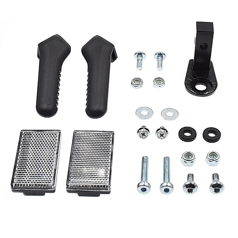 Set Porte-patins, Réflecteurs Et Fixation Pour Remorque Croozer 3 Set Porte-patins, Réflecteurs Et Fixation Pour Remorque Croozer