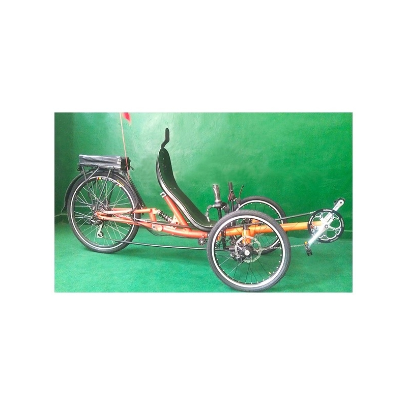 Funecobikes Tricycle Couché Avec Suspension Arrière Et Porte Bagage 6 Funecobikes Tricycle Couché Avec Suspension Arrière Et Porte Bagage – Image 4