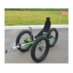 Funecobikes Tricycle Couché FAT Trike Avec Cadre Pliable